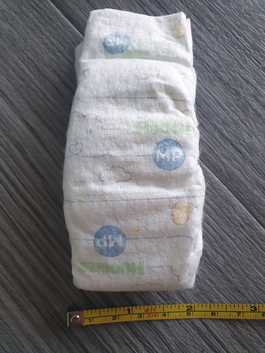 Huggies MICRO Preemie Nappies Pkt of 2 8" -12" Approx Teeny Tiny Reborn Baby