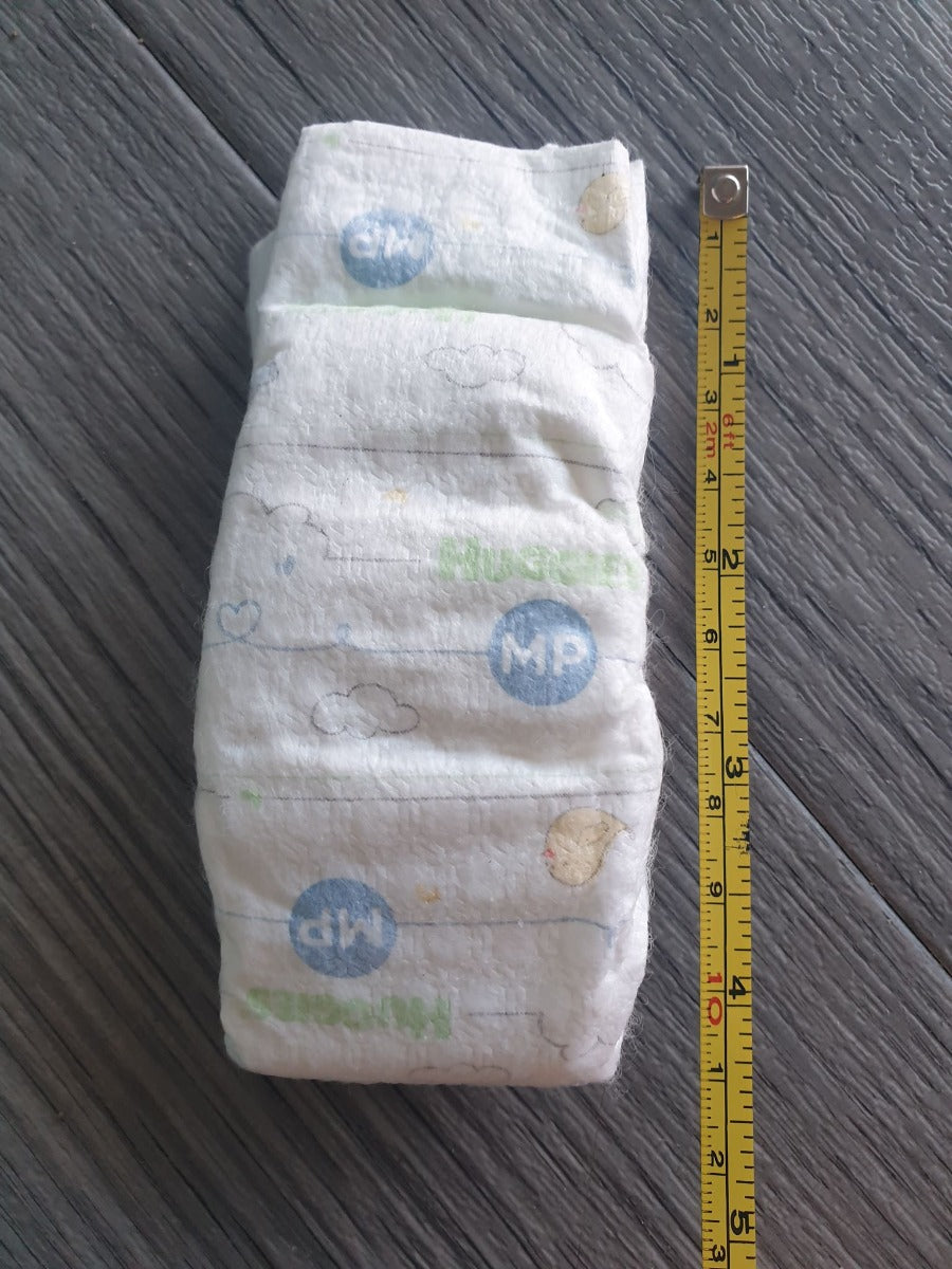 Huggies MICRO Preemie Nappies Pkt of 2 8" -12" Approx Teeny Tiny Reborn Baby