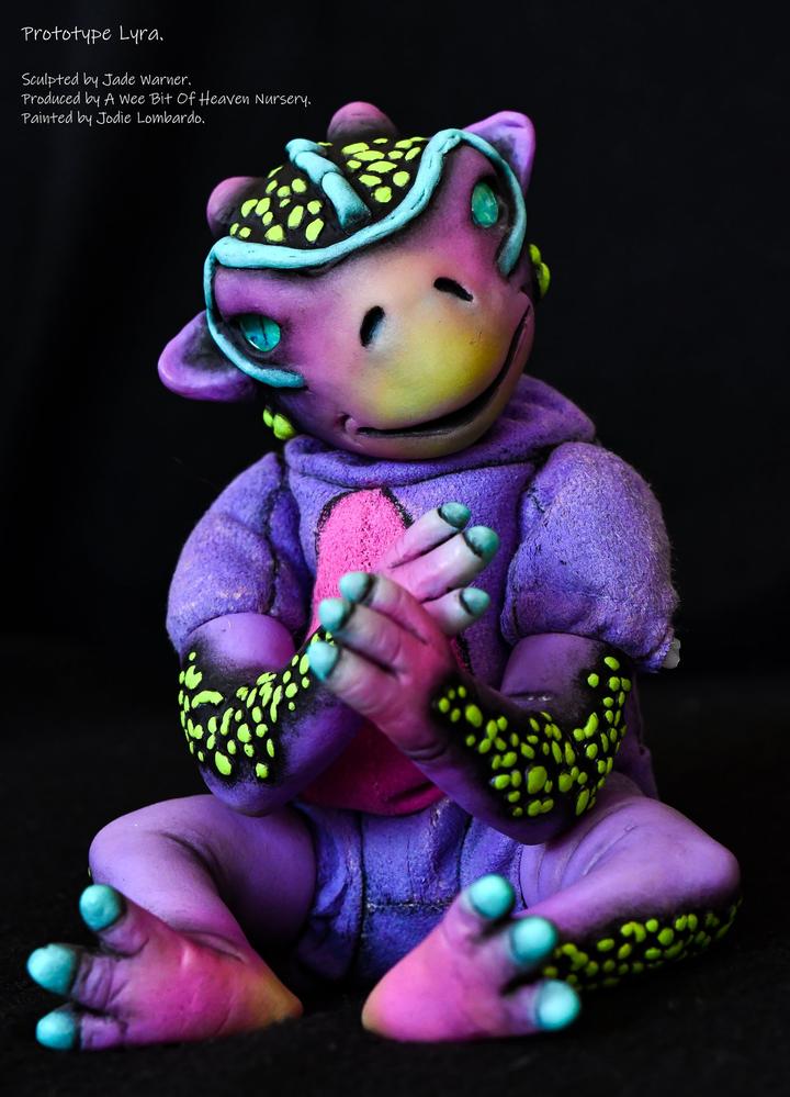 Lyra Mini Dragon by Jade Warner Unpainted Reborn Baby kit Only