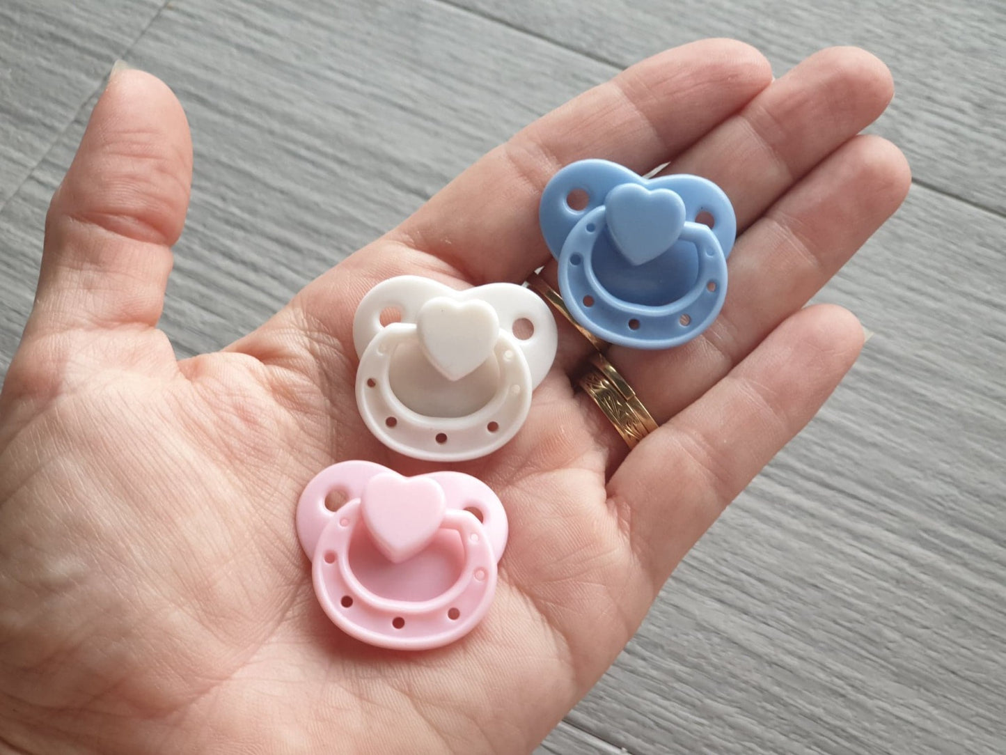 Micro Preemie White Magnetic Dummy Pacifier Reborn Baby Doll