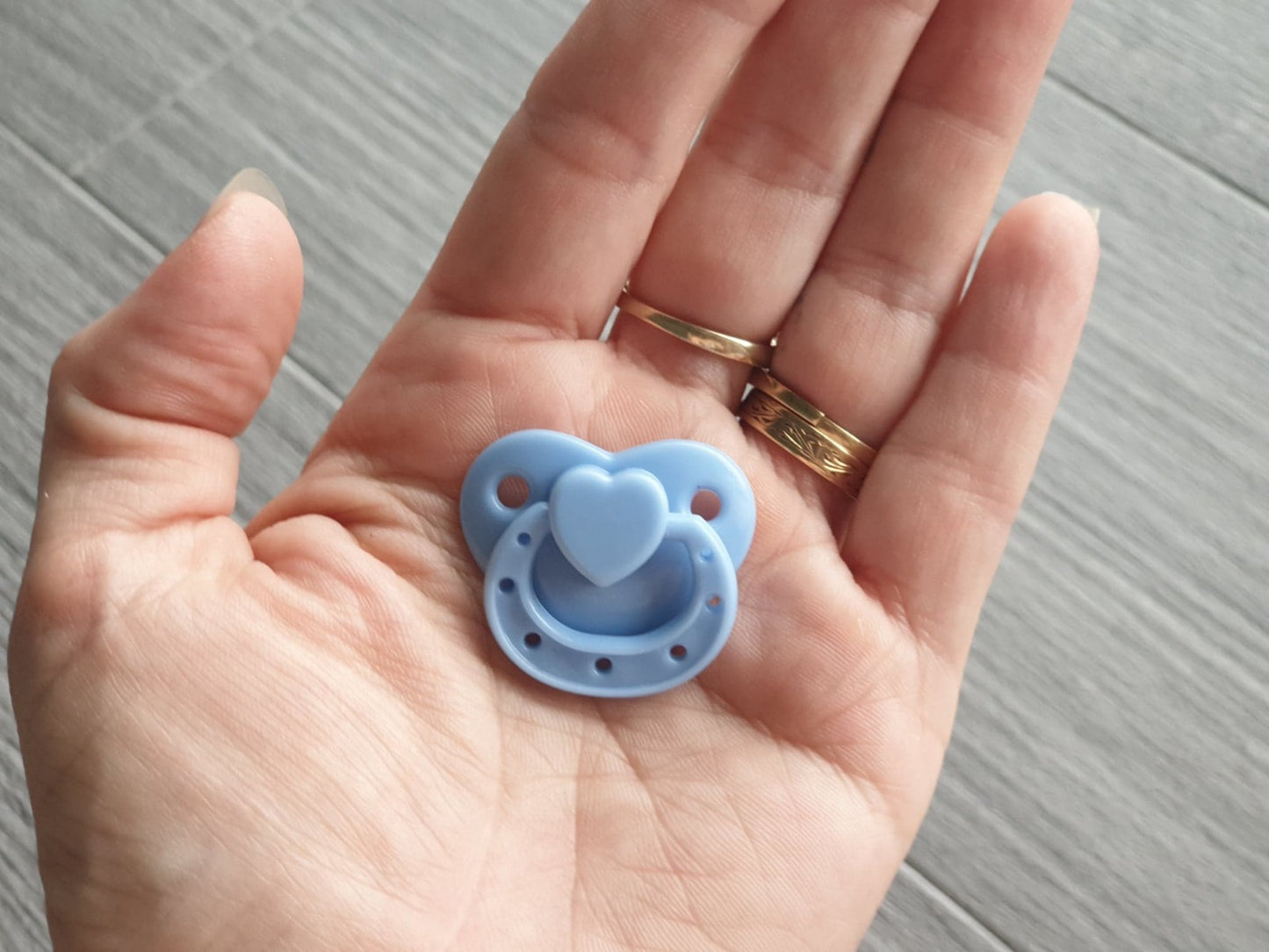 Micro Preemie Blue Magnetic Dummy Pacifier Reborn Baby Doll