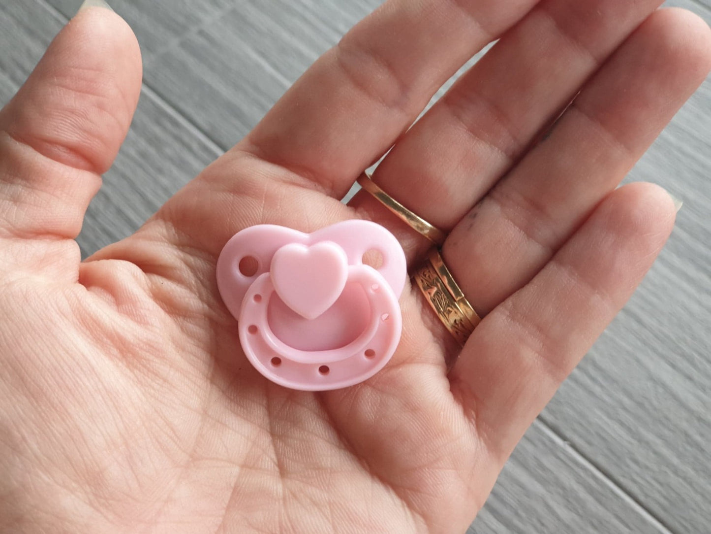 Micro Preemie Pink Magnetic Dummy Pacifier Reborn Baby Doll