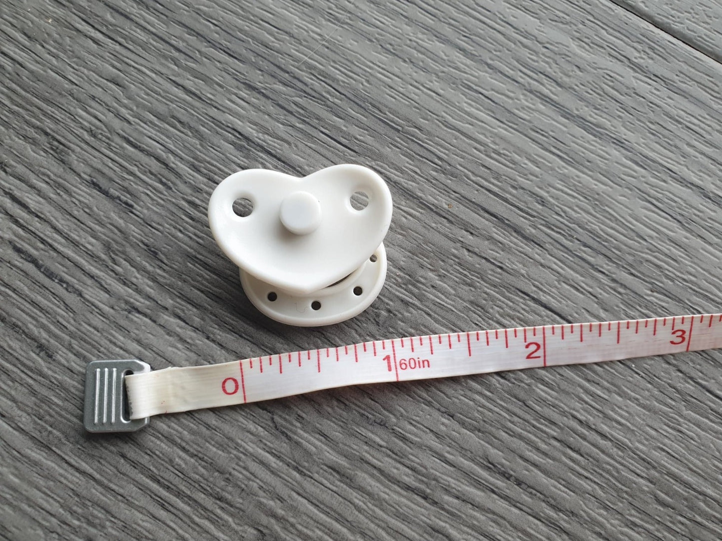 Micro Preemie White Magnetic Dummy Pacifier Reborn Baby Doll
