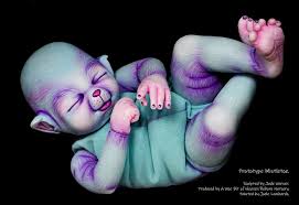 Mistletoe Hybrid Baby Mouse by Jade Warner Unpainted Reborn Baby kit Only