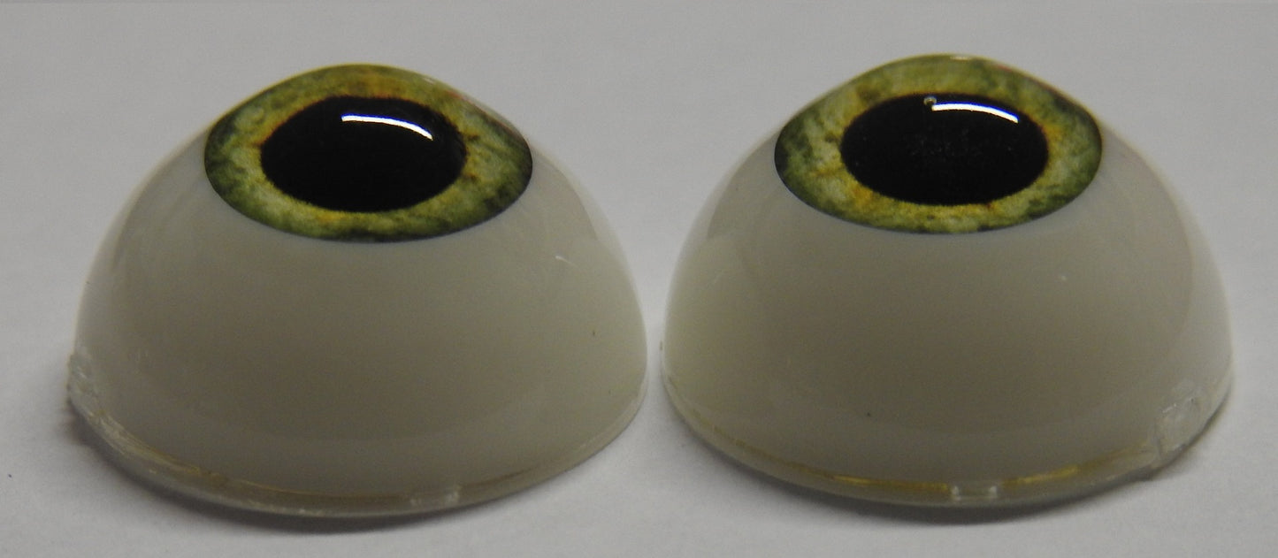 20mm Pistachio Green Round Acrylic Eyes Reborn Baby Doll Making Supplies