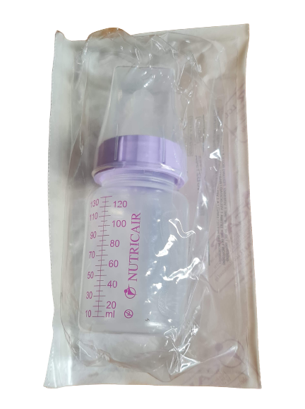 Nutricair 130ml Authentic Hospital Disposable Bottle  Sterile