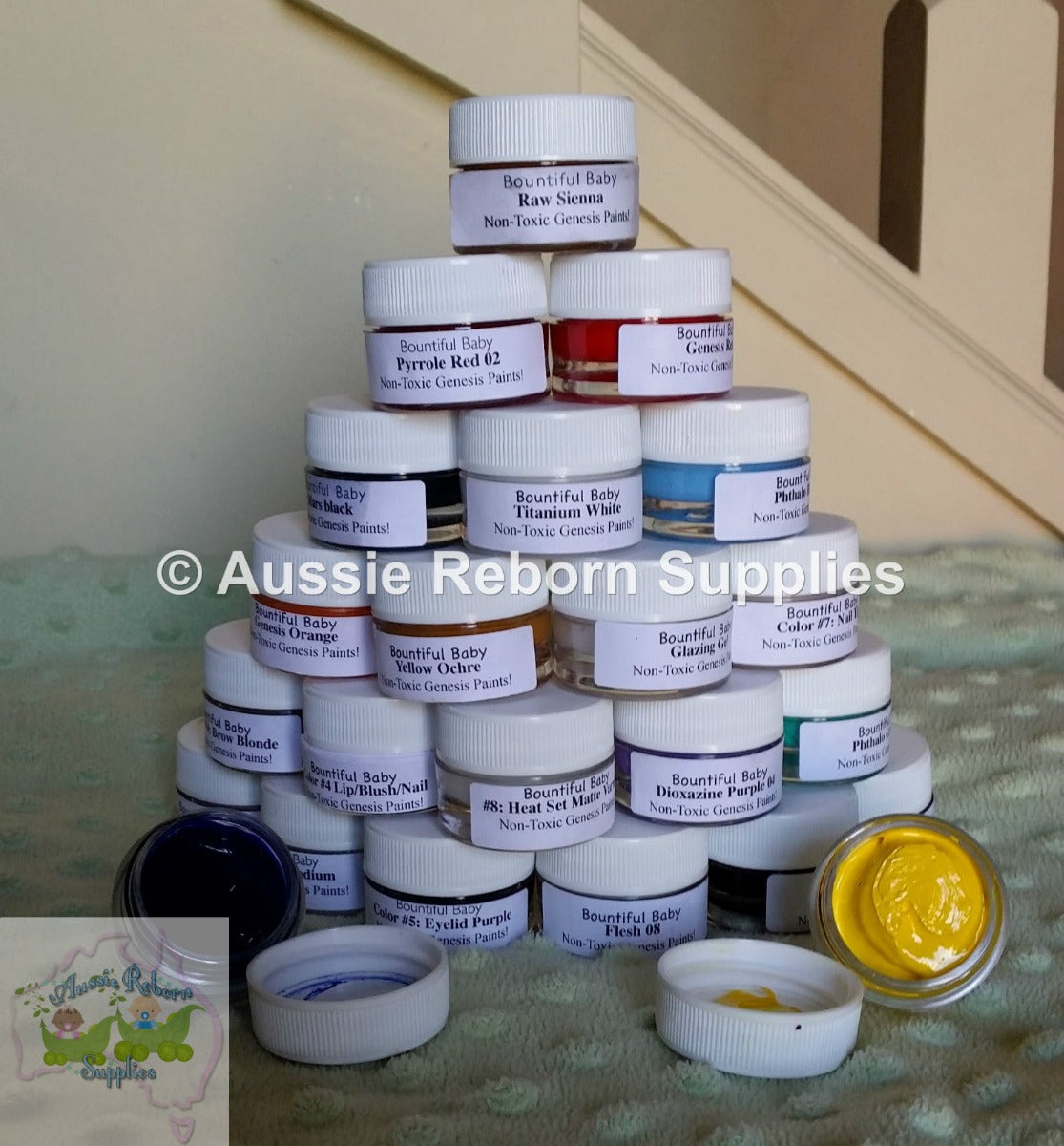 Mars Black Small Genesis Heat Set Reborn Baby Paints
