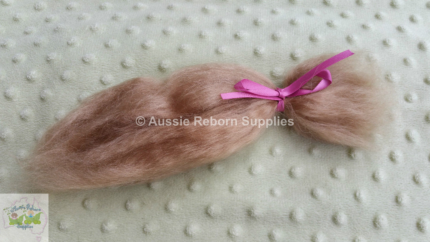 Blonde Mohair for Reborn Baby Dolls 15gm ( Half Oz )
