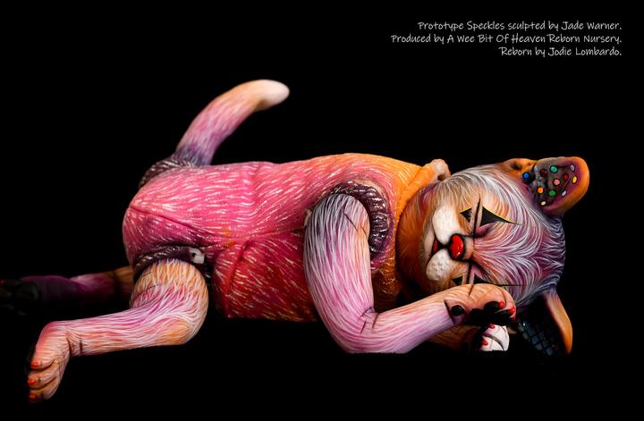 Speckles  (Kitten) by Jade Warner Unpainted Reborn Baby kit Only