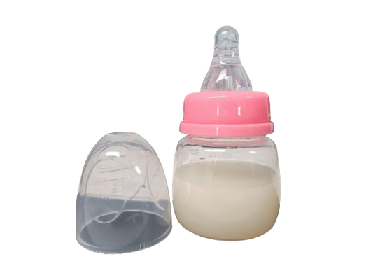 Reborn Baby Girl Bottle Prop 60ml Short with NO FLOW baby Teat