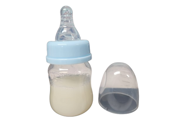 Reborn Baby Boy Bottle Prop 60ml Tall with NO FLOW baby Teat