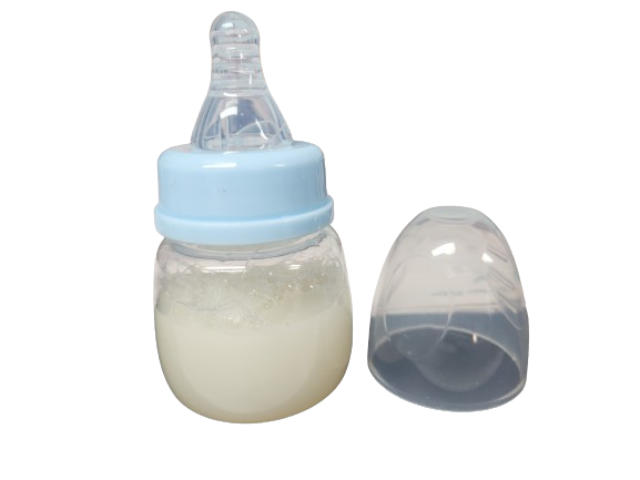 Reborn Baby Boy Bottle Prop 60ml Short with NO FLOW baby Teat