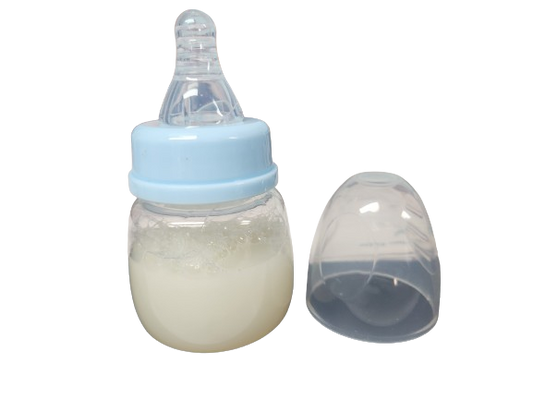 Reborn Baby Boy Bottle Prop 60ml Short with NO FLOW baby Teat
