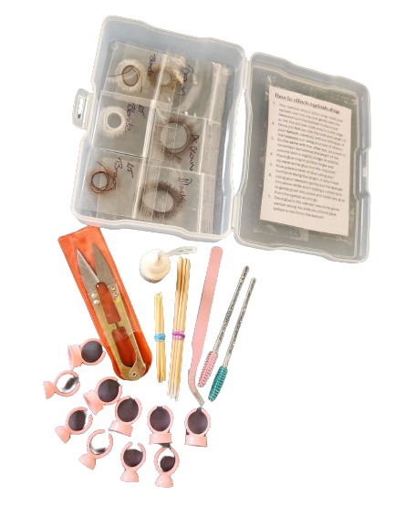 Reborn Baby Eyelash Kit with Accessories