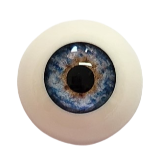 20mm Sea Blue Round Acrylic Eyes Reborn Baby Doll Making Supplies