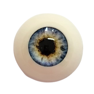 20mm Light Blue Round Acrylic Eyes Reborn Baby Doll Making Supplies