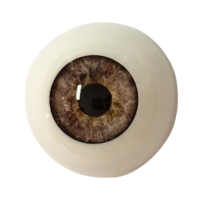 20mm Earth Brown Round Acrylic Eyes Reborn Baby Doll Making Supplies