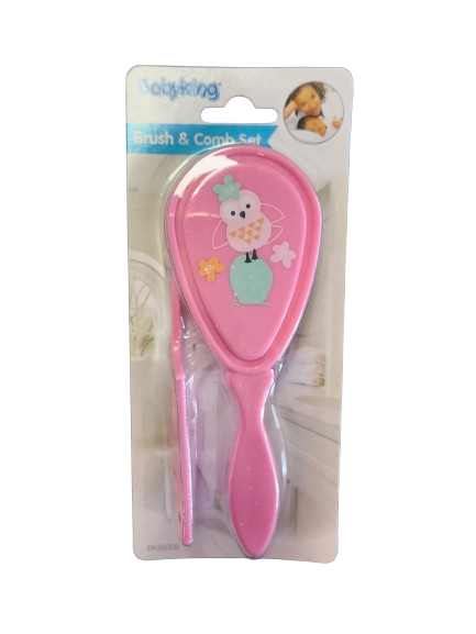 Pink Baby Brush and Comb Set