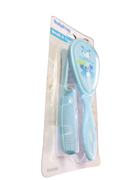 Blue Baby Brush and Comb Set