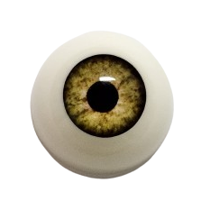 20mm Lemongrass Green Round Acrylic Eyes Reborn Baby Doll Making Supplies