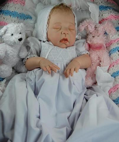 Ruby Hues Bonnie by Maribel V Villanova 22-24" Reborn kit Baby Unpainted