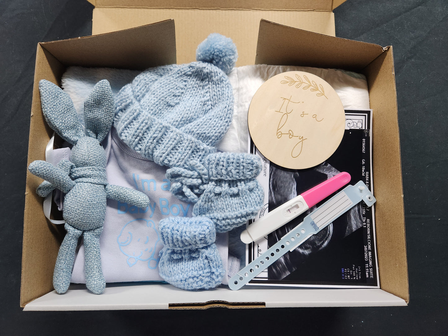 Gender Reveal Surprise Gift Box Opening