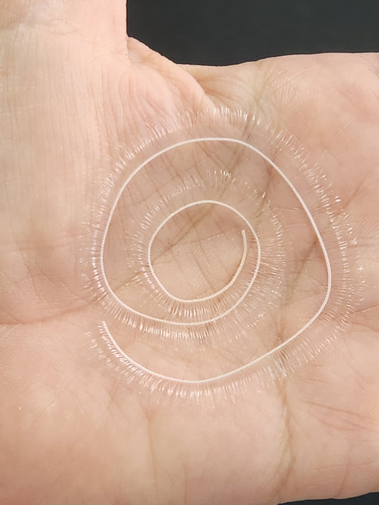 20cm Strip Eyelash Lashes Clear Tread Blonde Reborn Baby Doll