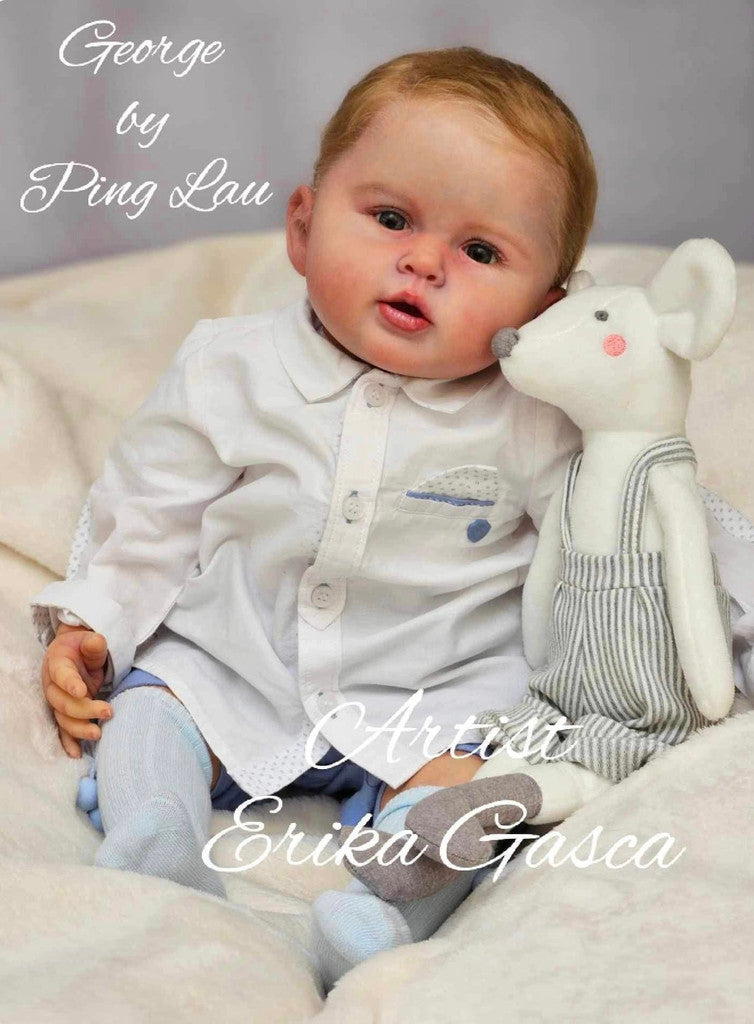George by Ping Lau 23" Reborn Baby Kit NO COA
