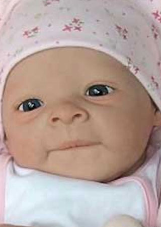 Estelle By Evelina Wosnjuk 20" Unpainted KIT ONLY Reborn Baby Doll