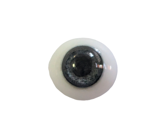 8mm Grey Blue Oval Glass Eyes Reborn Baby Doll Making Supplies