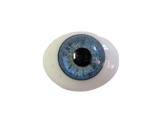 14mm Sky Blue Oval Glass Eyes Reborn Baby Doll Making Supplies