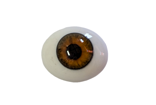 18mm Hazel Oval Glass Eyes Reborn Baby Doll Making Supplies