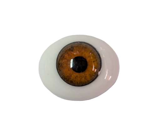 20mm Hazel Oval Glass Eyes Reborn Baby Doll Making Supplies