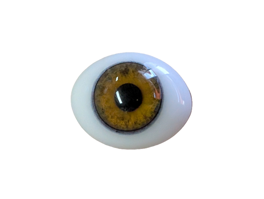 16mm Hazel  Oval Glass Eyes Reborn Baby Doll Making Supplies