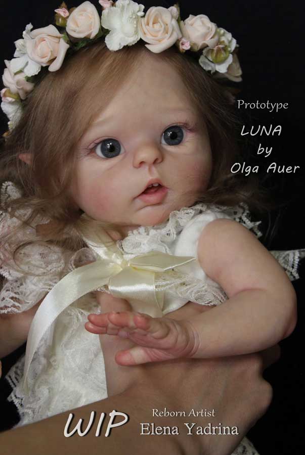 RARE Luna fairy by Olga Auer Unpainted SOLE