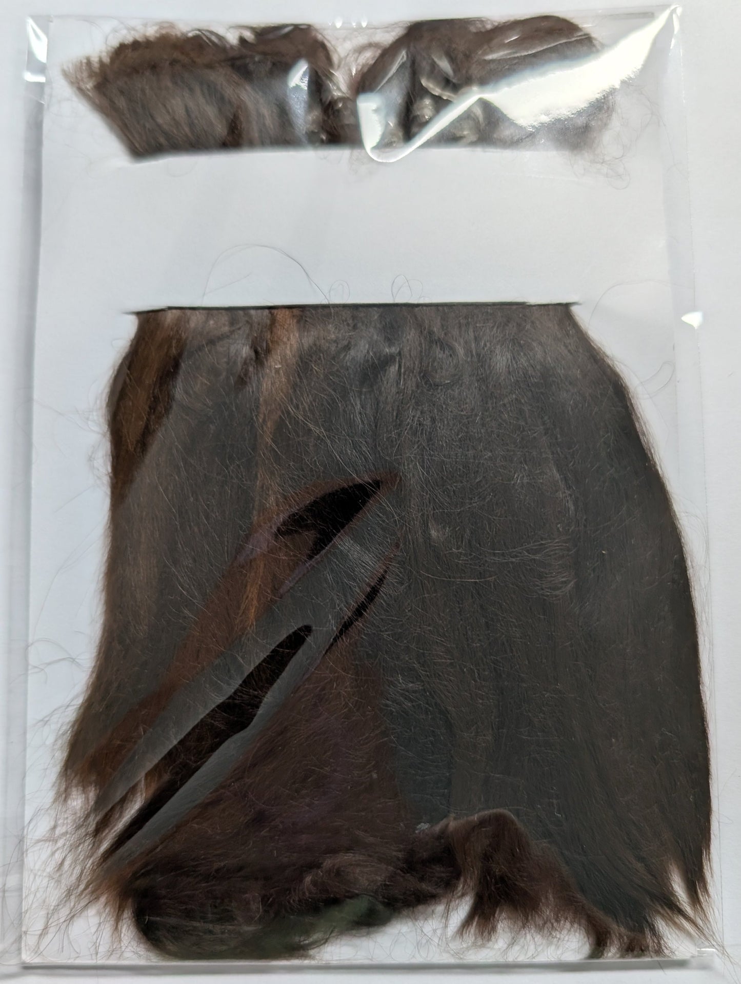 10gm Premium Dark Chocolate Straight Mohair Magical Realism Tender Strands