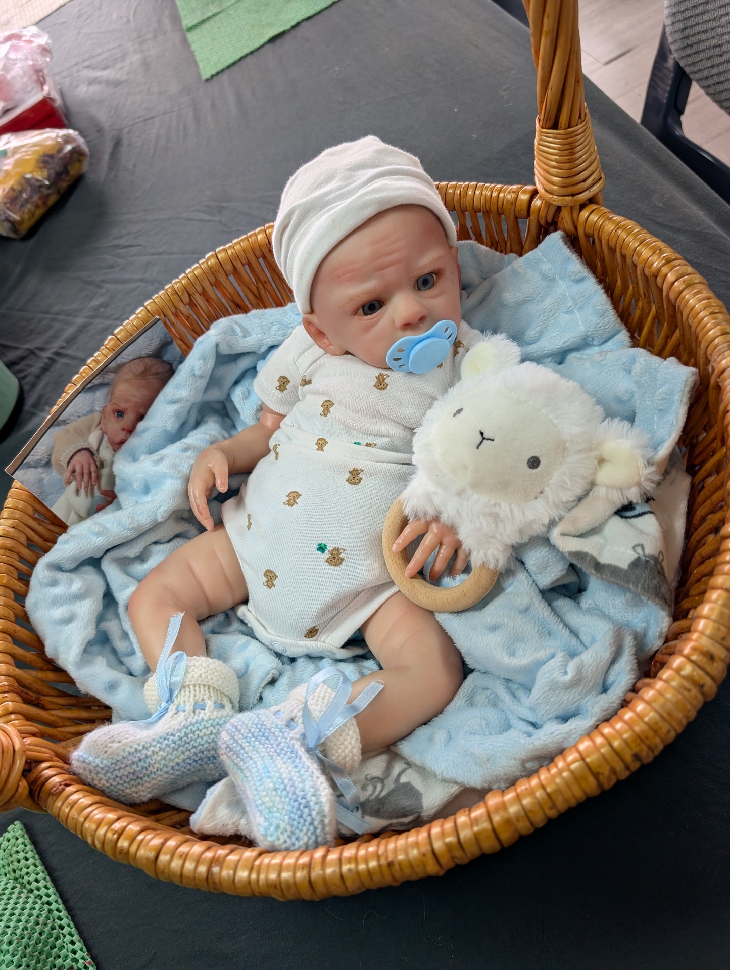 Beautiiful Little Baby Boy Reborn Baby Doll (  COMPLETED )