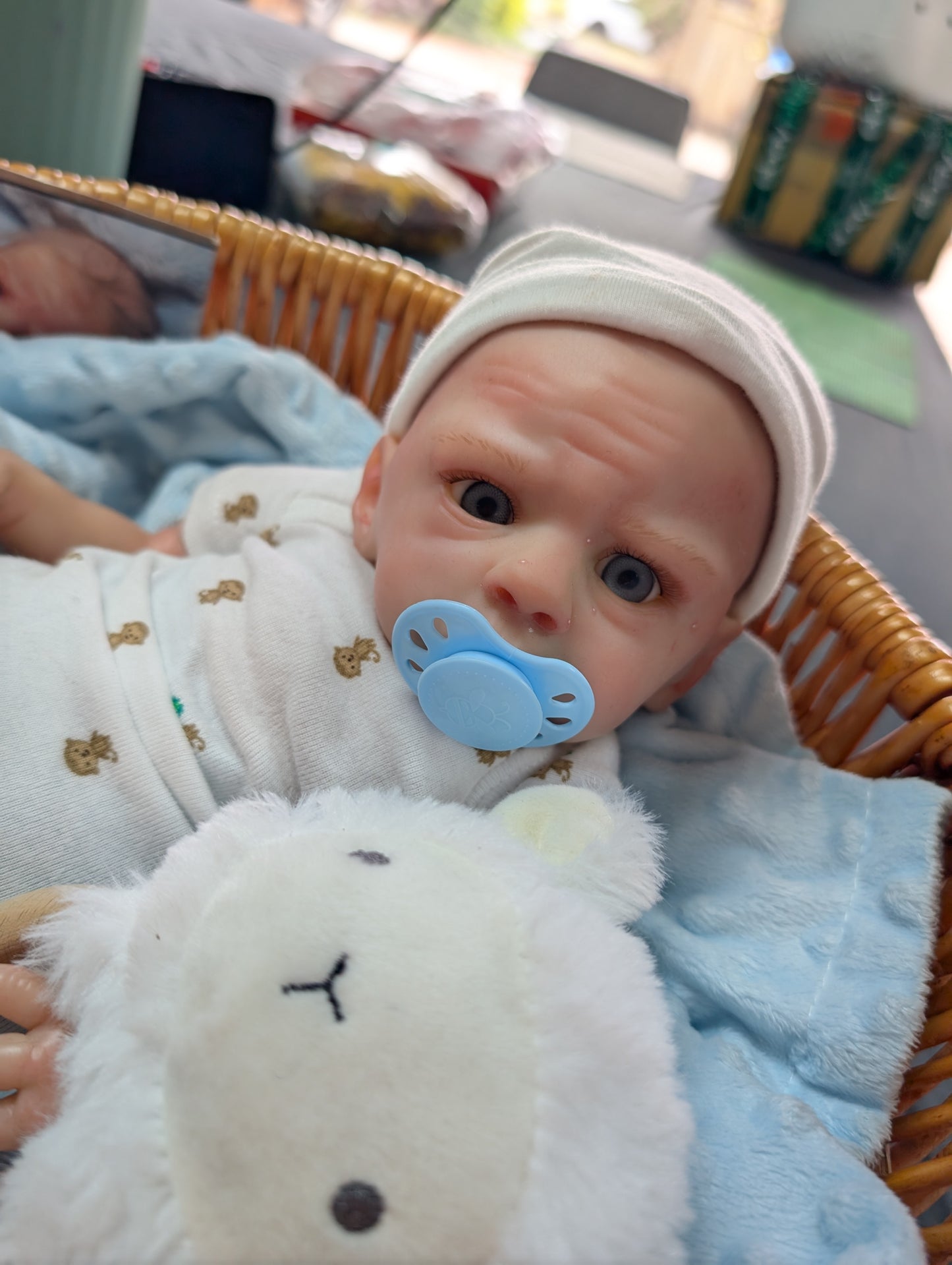 Beautiiful Little Baby Boy Reborn Baby Doll (  COMPLETED )