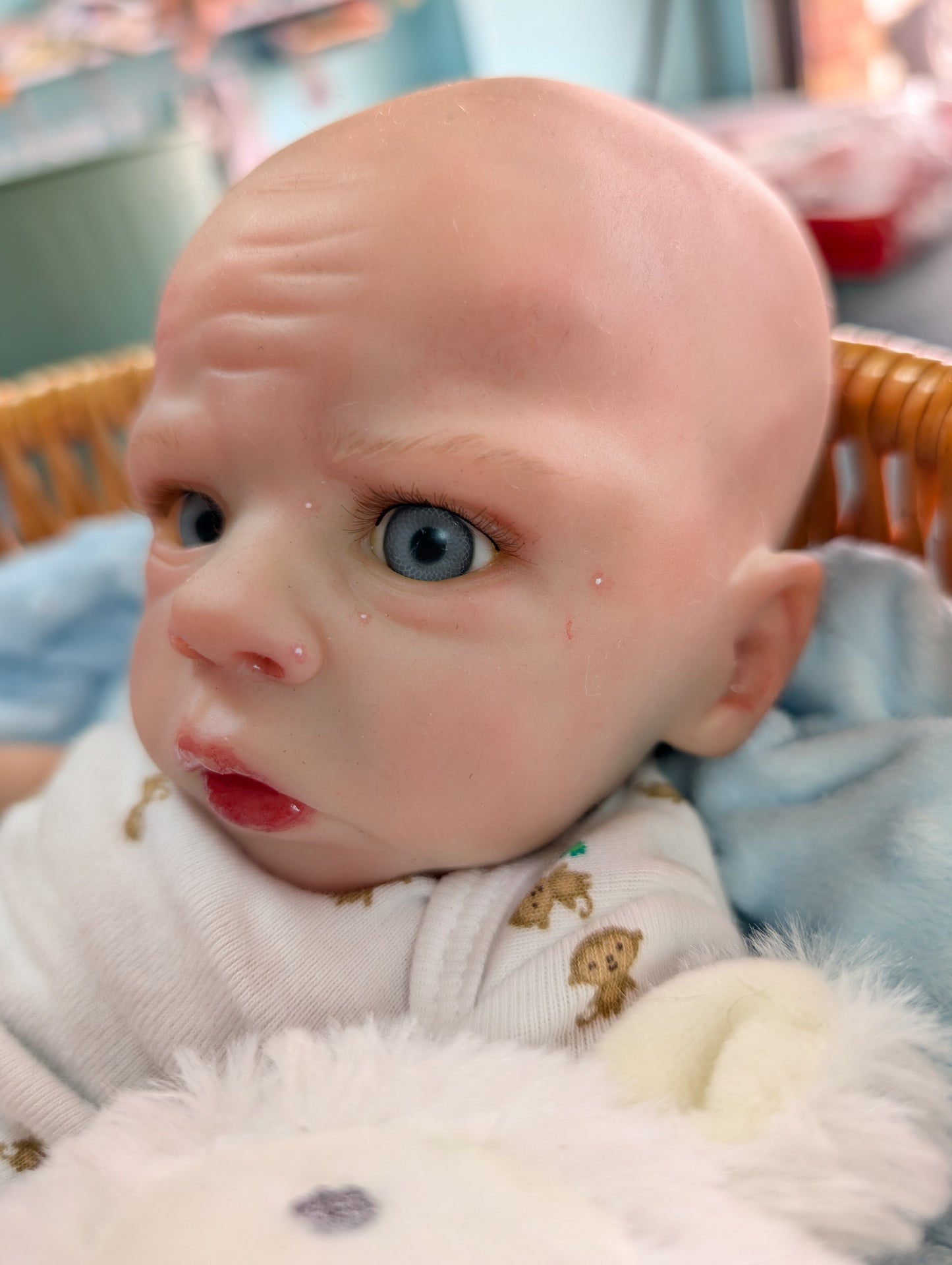 Beautiiful Little Baby Boy Reborn Baby Doll (  COMPLETED )