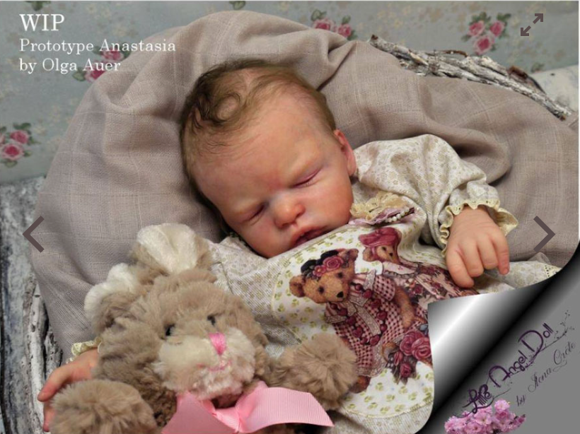 RARE Anastasia  by Olga Auer 20" Reborn Baby SOLE