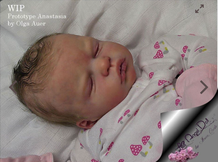RARE Anastasia  by Olga Auer 20" Reborn Baby SOLE