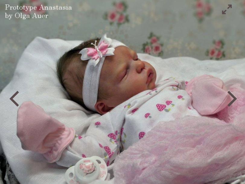 RARE Anastasia  by Olga Auer 20" Reborn Baby SOLE