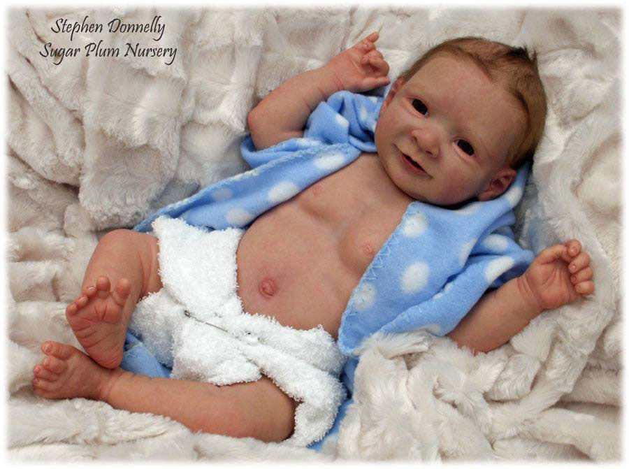 Stephen by Phil Donnelly 19" DISCONTINUED Reborn Baby Doll