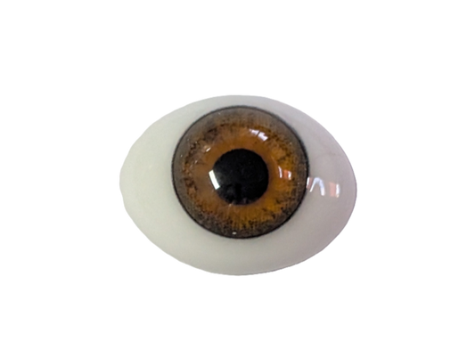 14mm Hazel Oval Glass Eyes Reborn Baby Doll Making Supplies
