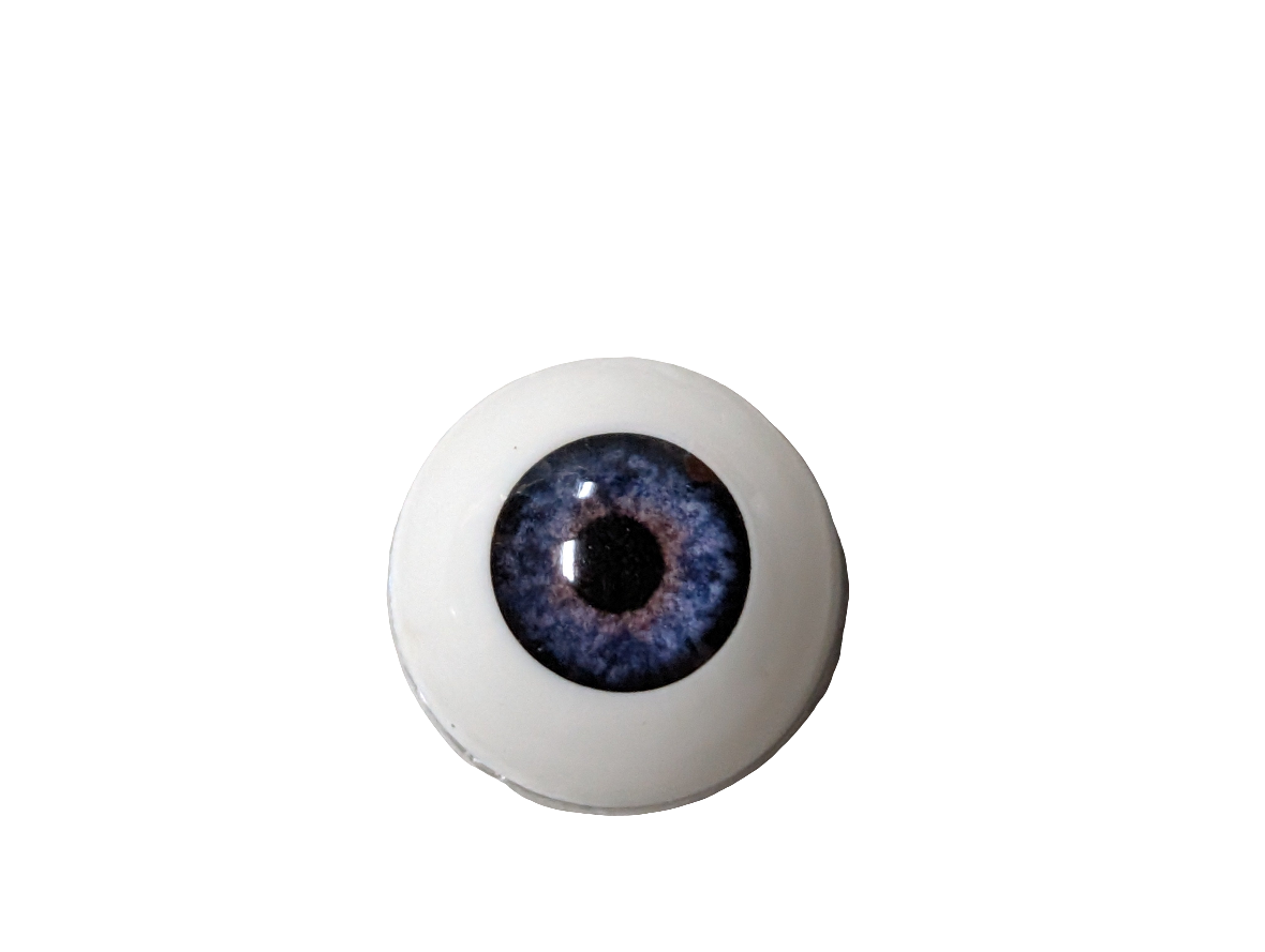 14mm Deep Blue Round Acrylic Eyes Reborn Baby Doll Making Supplies