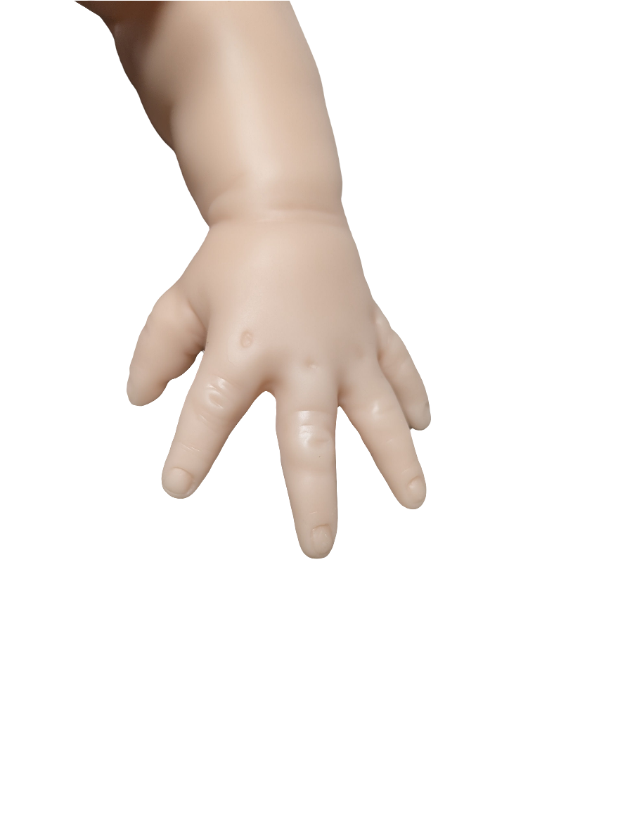 20- 21" Unpainted Vinyl Reborn Baby Arms " ARMS ONLY" Parts