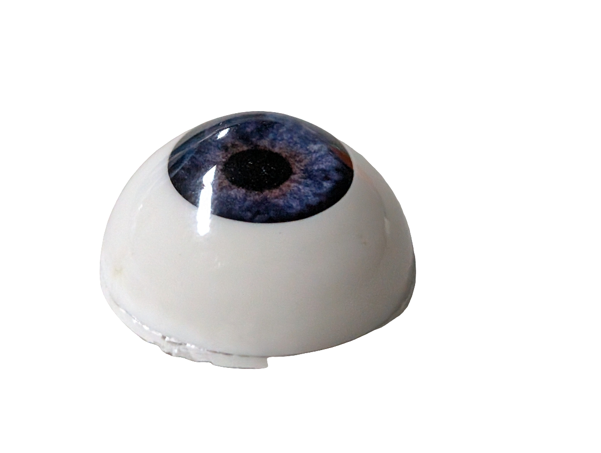 14mm Deep Blue Round Acrylic Eyes Reborn Baby Doll Making Supplies