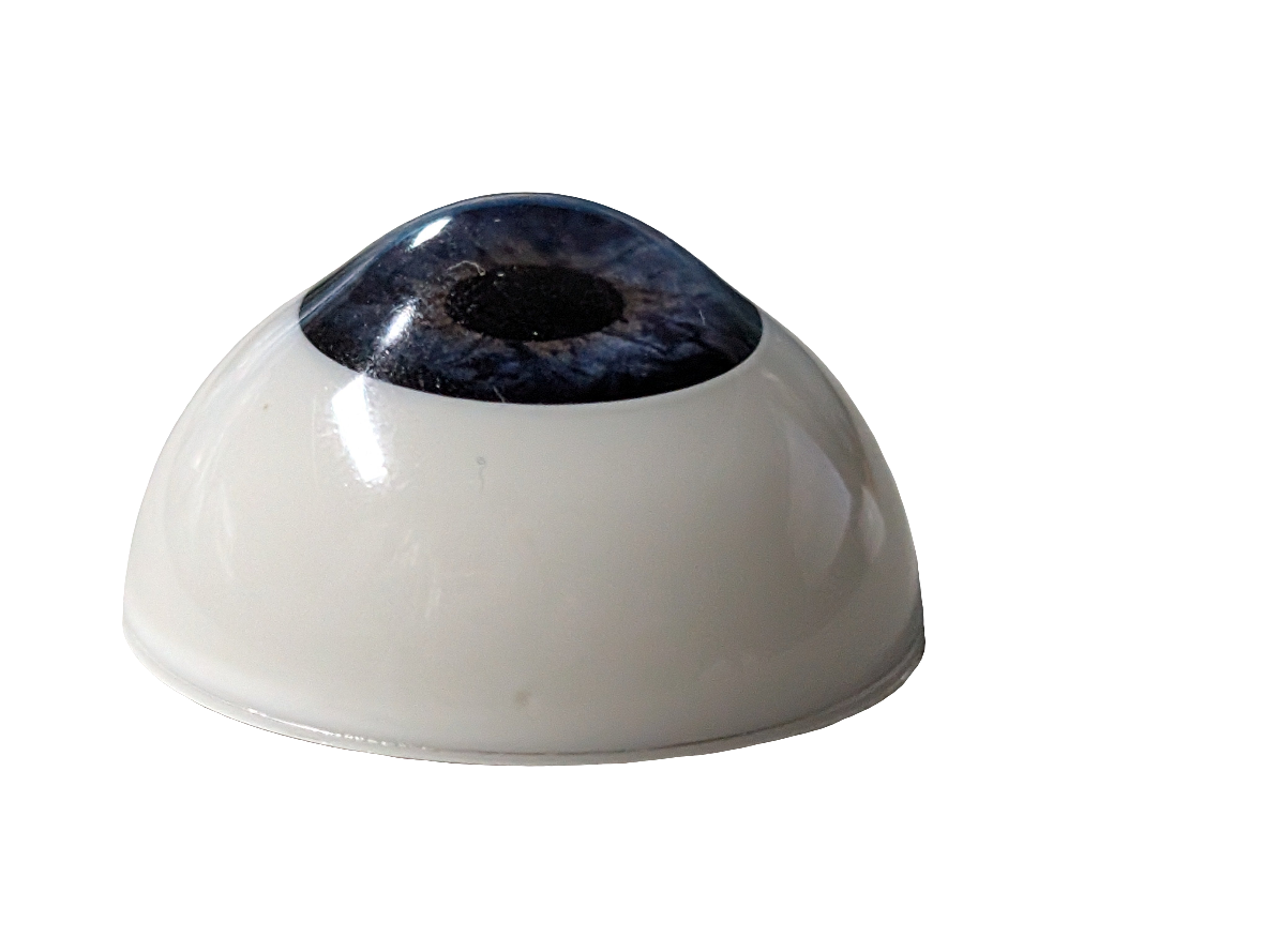 26mm Deep Blue Round Acrylic Eyes Reborn Baby Doll Making Supplies Toddler