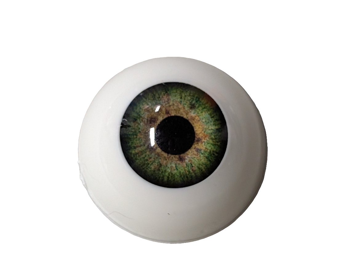 26mm Meadow Green Round Acrylic Eyes Reborn Baby Doll Making Supplies Toddler