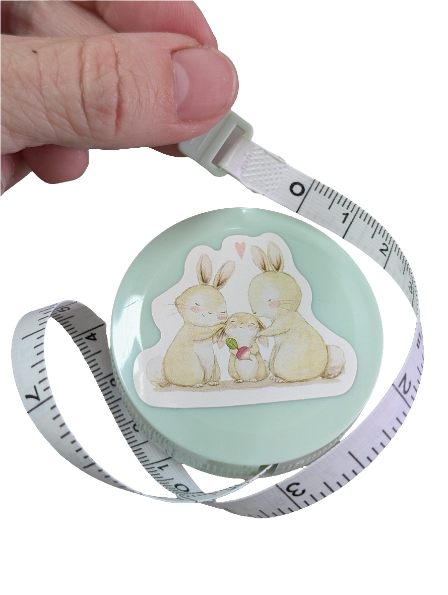 Mint Green Measuring Tape Reborn Baby Tool Measure size of Babies Head Body